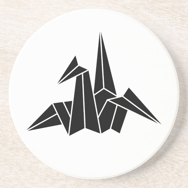 DESSOUS DE VERRE EN GRÈS 折 鶴 り (Devant)