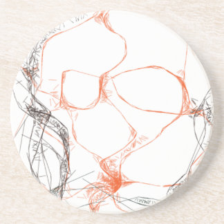 Dessous De Verre En Grès 00010 Art abstrait