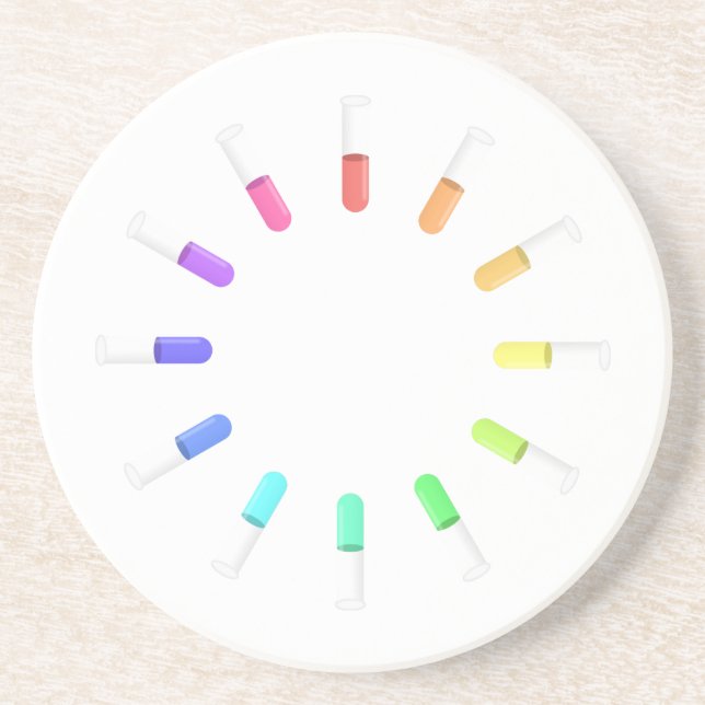 DESSOUS DE VERRE EN GRÈS 12 (Devant)