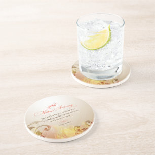 Dessous De Verre En Grès 50e anniversaire du Mariage, Seigneur bénisse et g