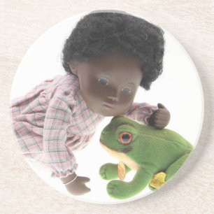 Dessous De Verre En Grès 519 Sasha Cara Black  Baby Bierdeckel