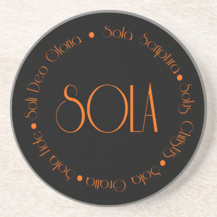 DESSOUS DE VERRE EN GRÈS 5 SOLAS