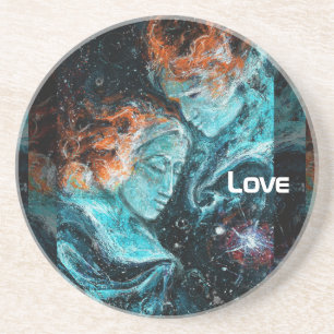 Dessous De Verre En Grès À travers l'espace