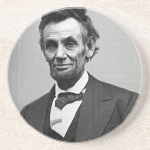 Dessous De Verre En Grès Abraham Lincoln