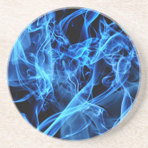 Dessous De Verre En Grès Abrégé sur bleu