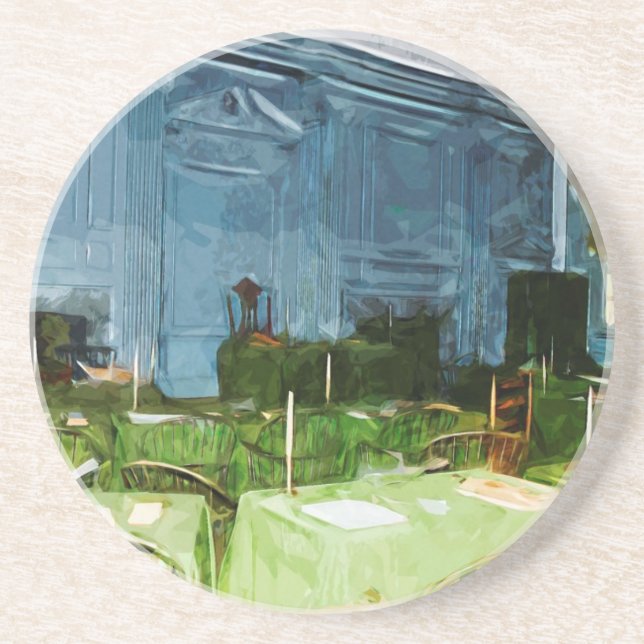 Dessous De Verre En Grès Abrégé sur Hall de l'indépendance de Philadelphie (Devant)