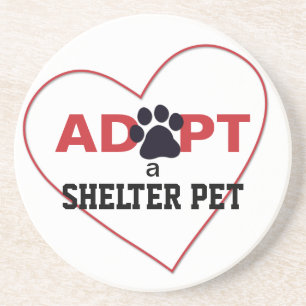 Dessous De Verre En Grès Adoptez un animal familier d'abri
