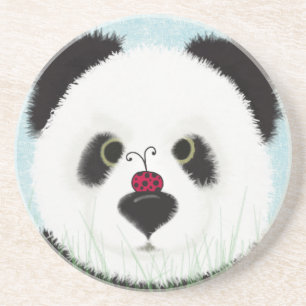Dessous De Verre En Grès Adorable Ours Panda