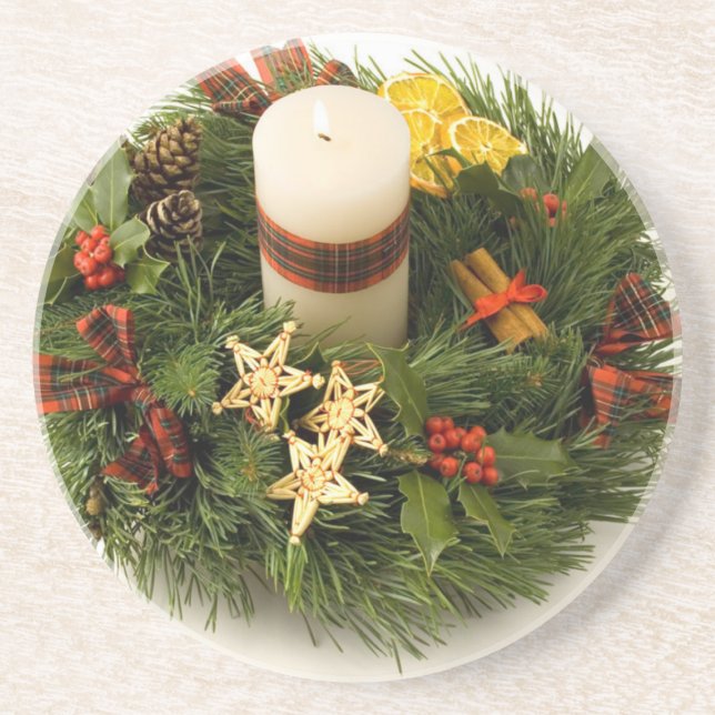 Dessous De Verre En Grès Advent wreath (Devant)
