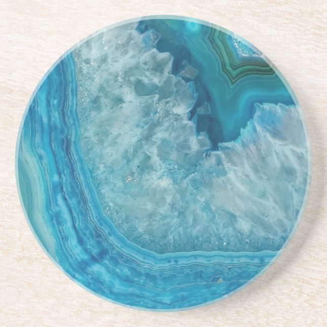 Dessous De Verre En Grès Agate (Devant)
