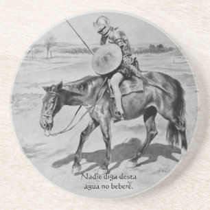 Dessous De Verre En Grès Agua de desta de diga de Nadie aucun beberé -