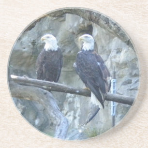 Dessous De Verre En Grès Aigles chauds