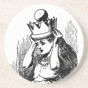 Dessous De Verre En Grès Alice vintage au pays des merveilles, Alice avec C