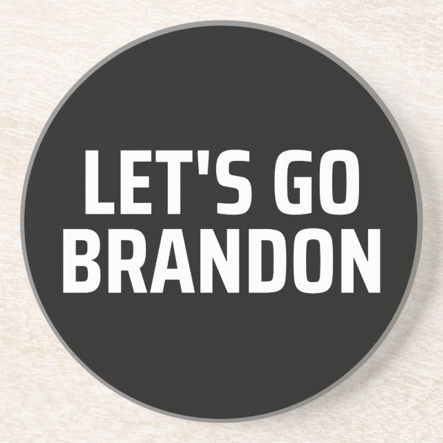 Dessous De Verre En Grès allons à brandon Magnet (Devant)