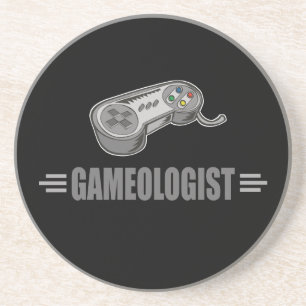 Dessous De Verre En Grès Amusant jeu vidéo