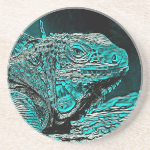 Dessous De Verre En Grès AnimalMix_Iguana_001