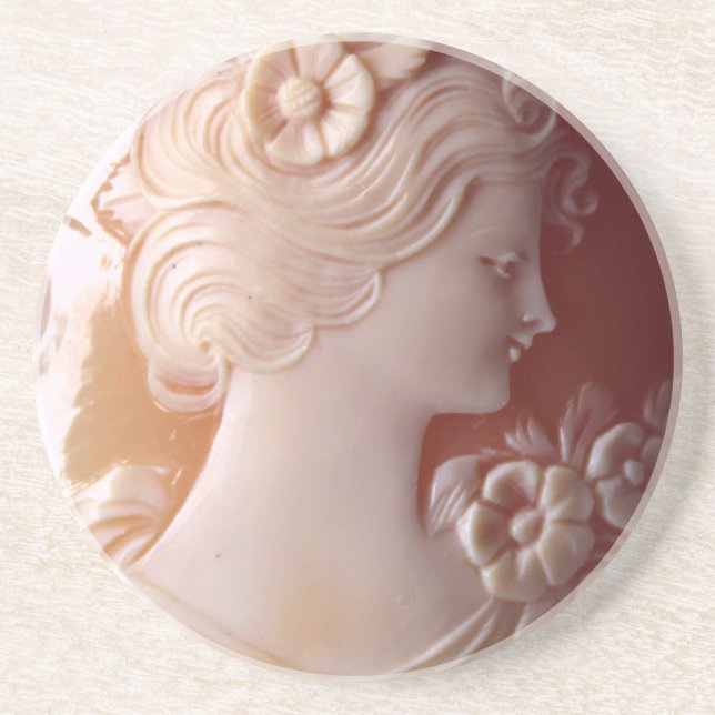 Dessous De Verre En Grès Antique Cameo, bijoux anciens (Devant)