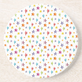 Dessous De Verre En Grès Aquarelle couleur étoiles débardeur