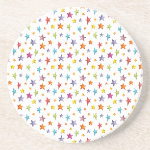 Dessous De Verre En Grès Aquarelle couleur étoiles débardeur
