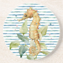 Aquarelle SEAHORSE -Côtier, Plage nautique