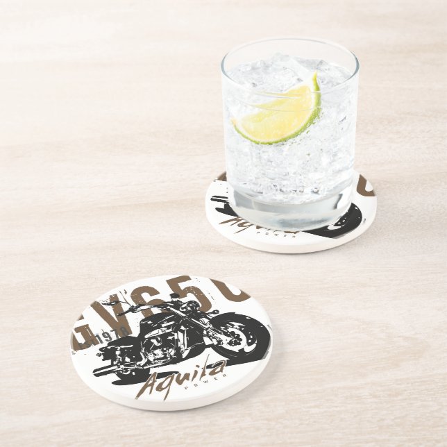 Dessous De Verre En Grès Aquila Eagle (Côté)