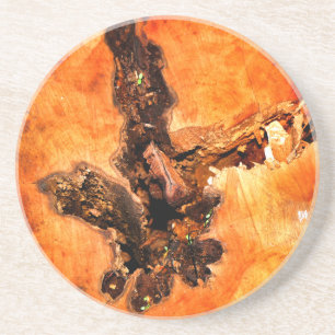 DESSOUS DE VERRE EN GRÈS ARBRES