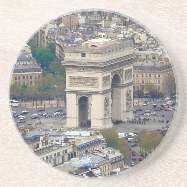 Dessous De Verre En Grès Arc de Triomphe Paris (Devant)
