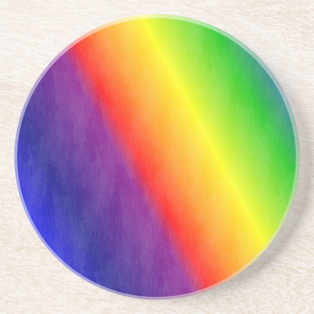 Dessous De Verre En Grès Arc-en-ciel (Devant)