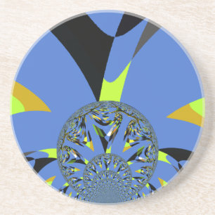 Dessous De Verre En Grès Arches cool avec sphères fractales Art Design