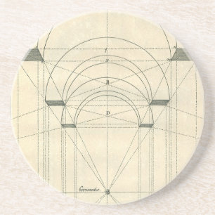 Dessous De Verre En Grès Architecture vintage, Perspective Arc Renaissance