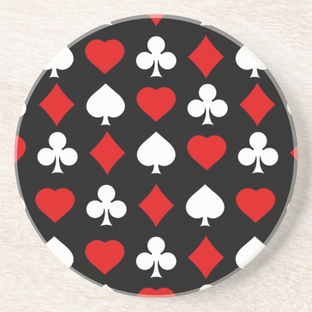 Dessous De Verre En Grès Arrière - plan avec des costumes (Devant)