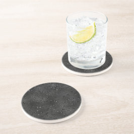 Dessous De Verre En Grès Arrière - plan de monocristolite noir