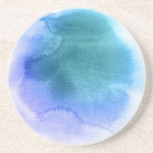 Dessous De Verre En Grès Arrière - plan peint à la main 12 d'aquarelle
