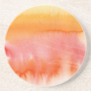 Dessous De Verre En Grès Arrière - plan peint à la main 17 d'aquarelle