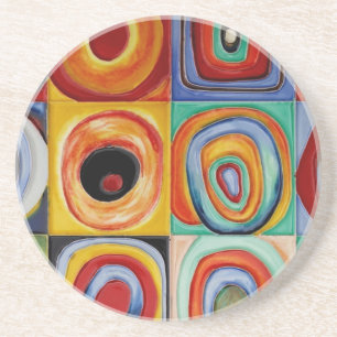 Dessous De Verre En Grès Art abstrait de Kandinsky