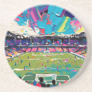 Dessous De Verre En Grès Art du football (#3)