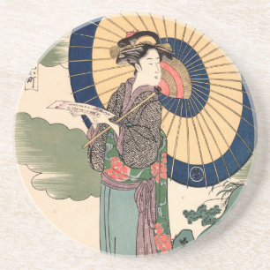 Dessous De Verre En Grès Art vol.3 d'Ukiyoe de Japonais