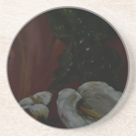 Dessous De Verre En Grès Arum Lilies 1