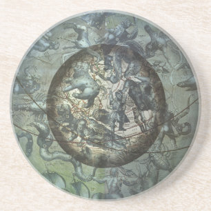 Dessous De Verre En Grès Astronomie vintage Constellation céleste du Nord