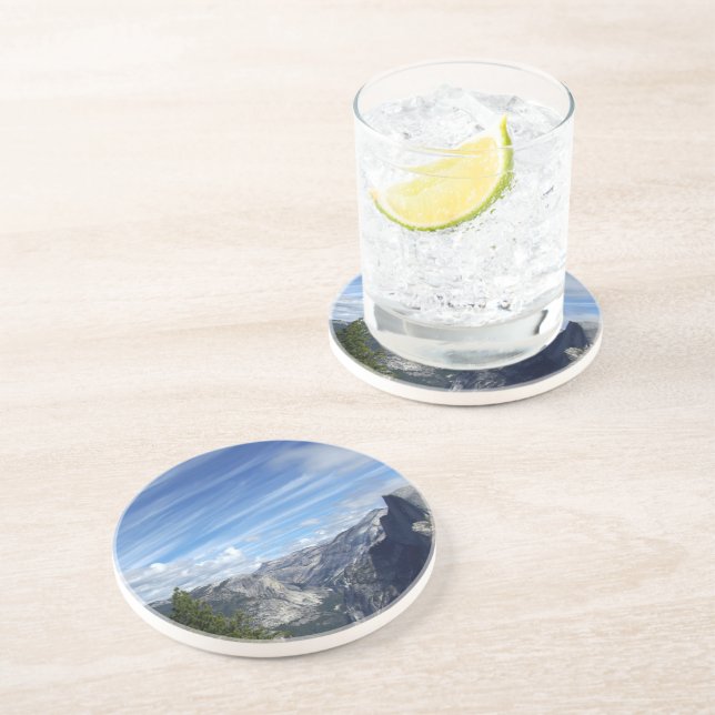 Dessous De Verre En Grès Au-dessus de demi de dôme (Côté)