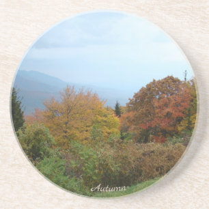 Dessous De Verre En Grès Automne dans les montagnes Blue Ridge