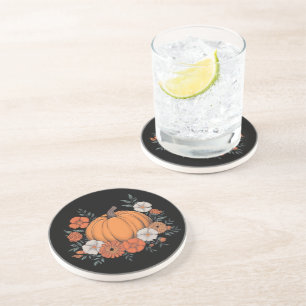 Dessous De Verre En Grès Automne Vintage Citrouille Automne Thanksgiving