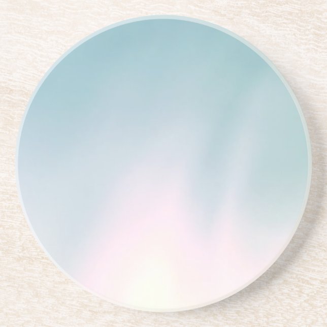 Dessous de verre en grès aux tons doux (Devant)