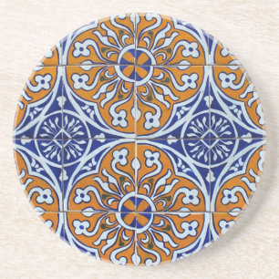 Dessous De Verre En Grès Azulejos, Portuguese Tiles