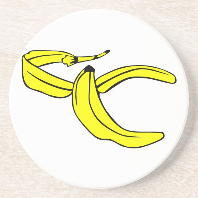 Dessous De Verre En Grès Banane (Devant)