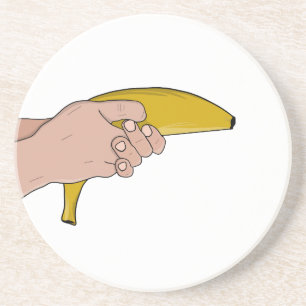 Dessous De Verre En Grès Banane mortelle