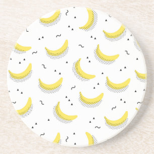 Dessous De Verre En Grès Bananes géométriques