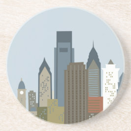 Dessous De Verre En Grès Bande dessinée Philadelphie