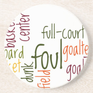 Dessous De Verre En Grès Basketball Game Beautiful texte extraordinaire cit