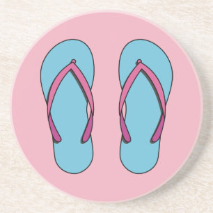Dessous De Verre En Grès Beach Flip Flops